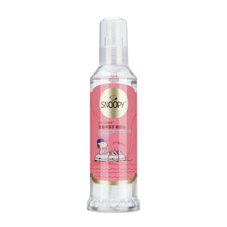 SNOOPY優(yōu)氧美膚礦泉肌水正面