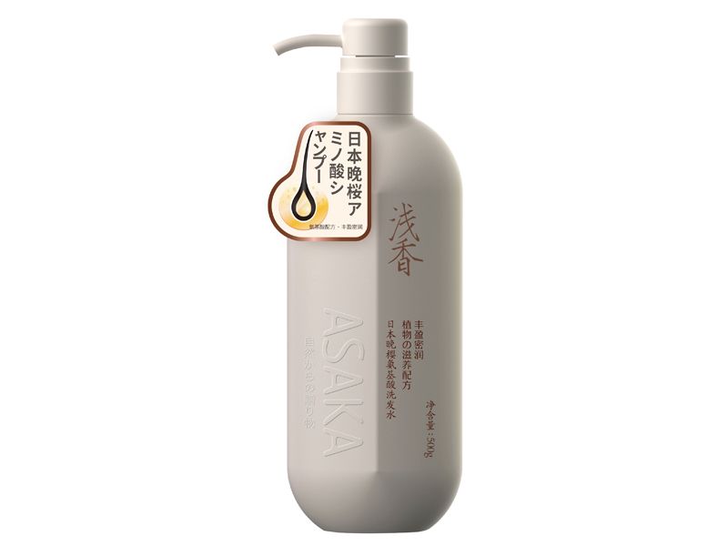 500g淺香日本晚櫻氨基酸洗發(fā)水